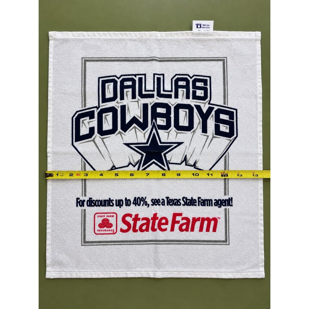 Dallas Cowboys NFL State Farm Promotional Towel – 100% Cotton - Picture 5 of 5